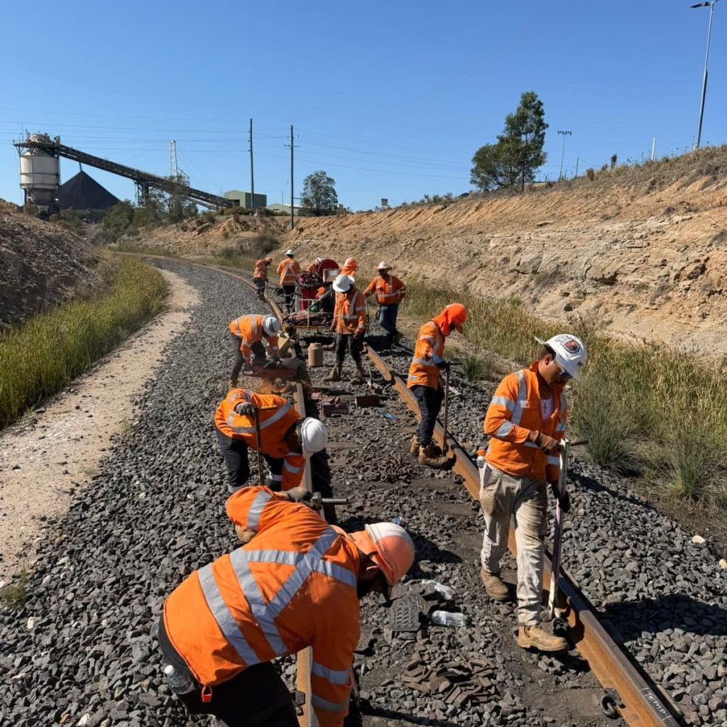Matrix Unlimited rail safeworking crew and authorised personnel supporting rail infrastructure projects in Australia
