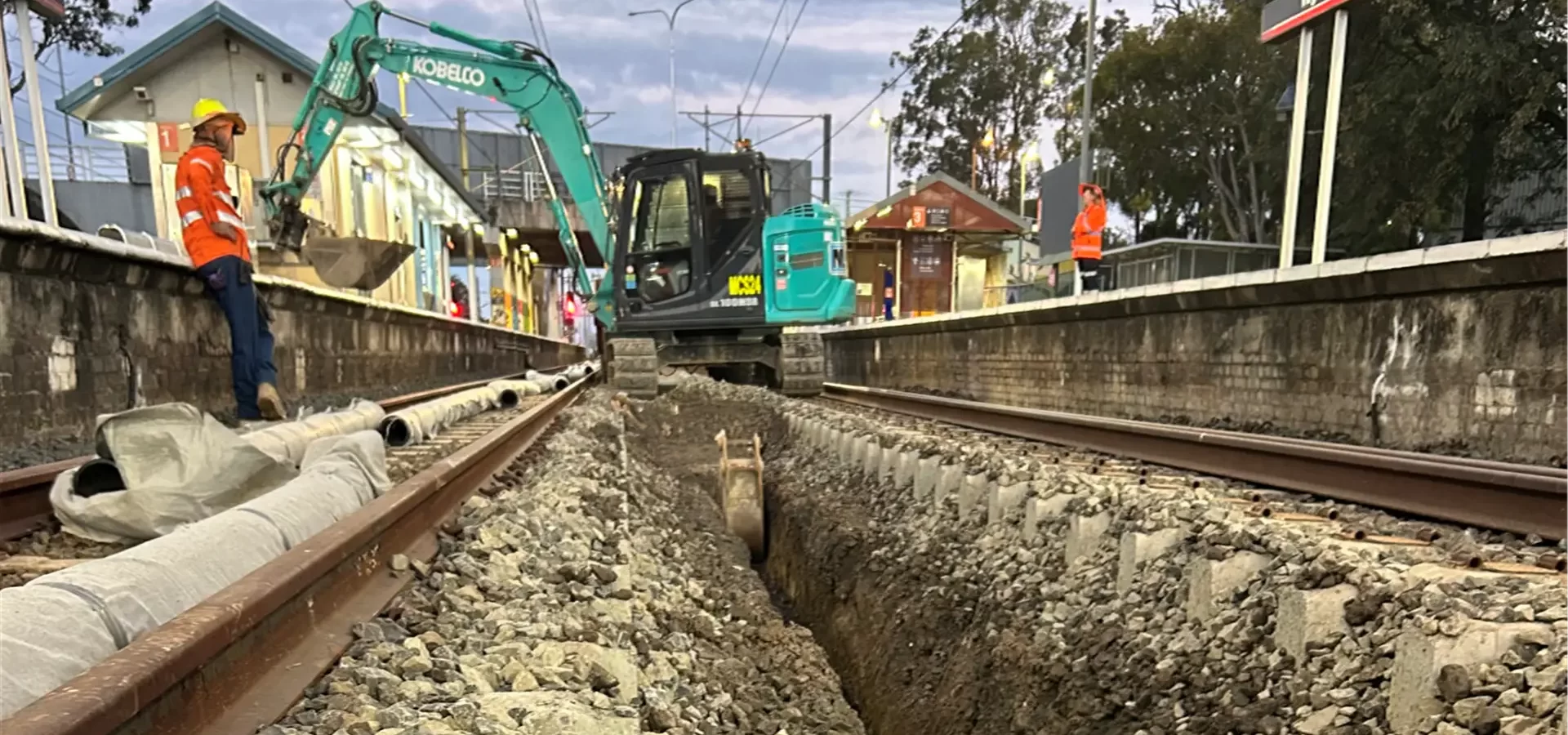 Rail possession supporting track renewal and railway infrastructure maintenance works